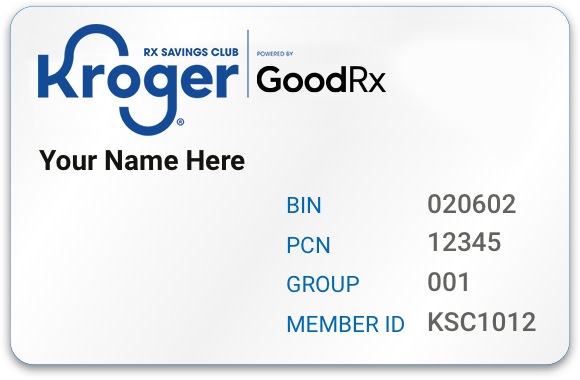 Kroger Rx Savings Club Prescription Savings Powered By Goodrx